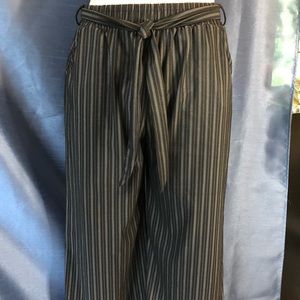Guilty, black stripe, Goucho pull on pant.